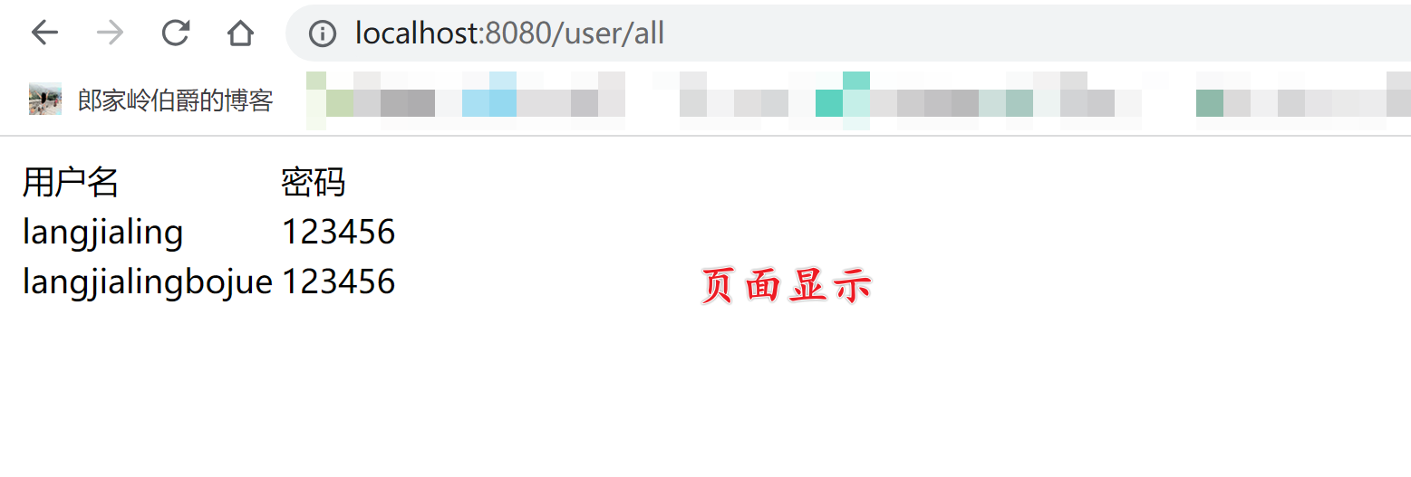 页面显示